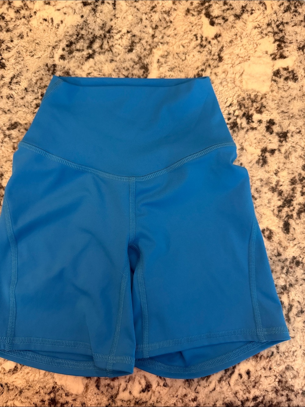 Five The Label Blue High Waisted Shorts. Adult XXS.